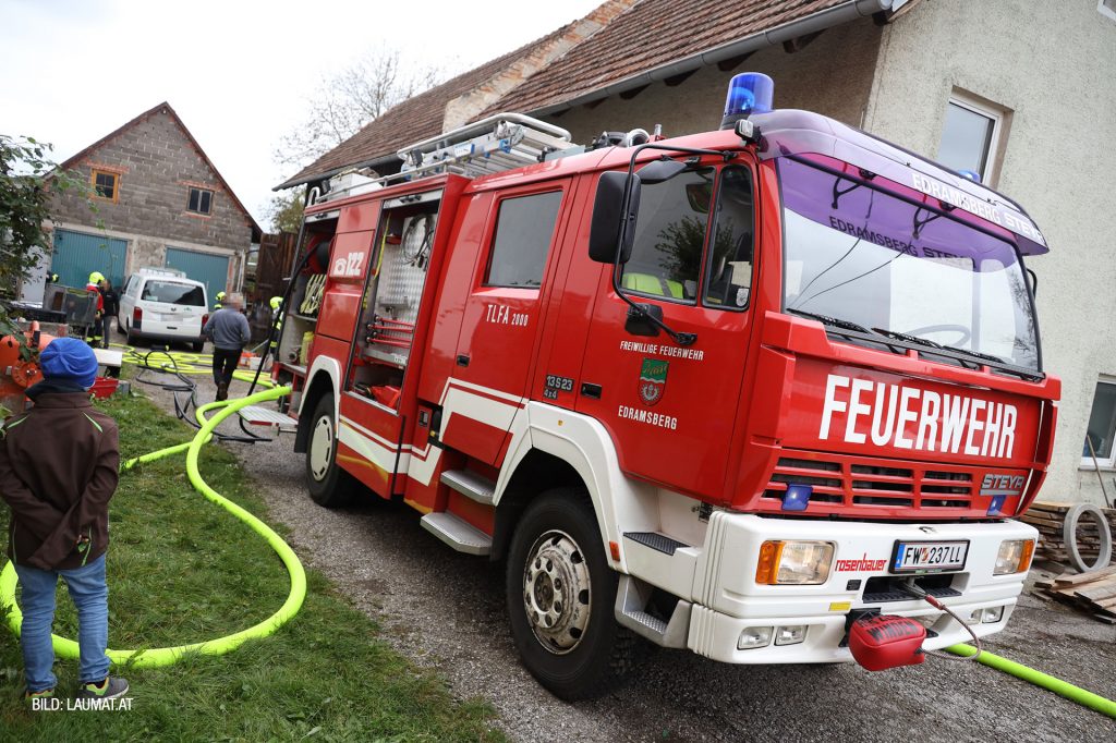 +++Brand landwirtschaftliches Objekt in Reith.+++